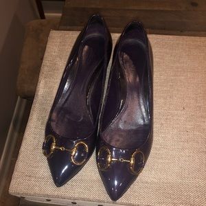 Authentic Gucci patent leather shoes